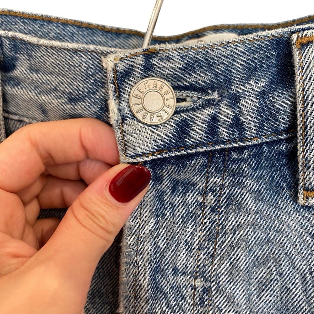 Agolde Parker Vintage Cut Off Shorts In Swapmeet - Picture 3 of 10